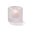 Hollowick Frosted Thick Tealight Glass Lamp