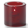 Hollowick Ruby Thick Tealight Glass Lamp