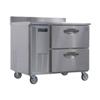 Hoshizaki HWR40A-D One Door Self-Contained Worktop Refrigerator with Drawers