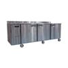 Hoshizaki HWR96A Three Door Self-Contained Worktop Refrigerator