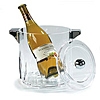 Carlisle IG24507 Acrylic Diamond-Cut Ice Buckets with Handles