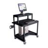 Luxor LEM32T-B Workstation with Leg Room Cut Out