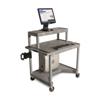 Luxor LEM32T-G Workstation with Leg Room Cut Out