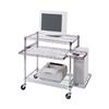 Luxor LICW4218 Chrome Wire Workstation