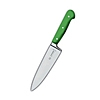 Matfer Bourgeat Green Chef's Knife with HACCP 8" Handle