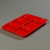 Carlisle Right Hand 6 Compartment Polypropylene Trays