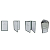 Economy 4-Page Clear-View Menu Folder