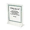 Economy 5-1/2"W x 3-1/2"H Plastic Card/Menu Holders