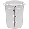Cambro Translucent 8 qt. Round Food Storage Containers