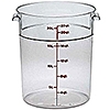 Cambro Camwear 22 qt. Round Food Storage Containers