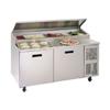 Randell 8268N Preparation Table Raised Condiment Rail
