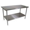 John Boos S16001 16-Gauge Stainless Steel-Top Work Table