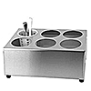 Economy 6-Slot Stainless Steel Flatware 