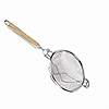 Economy Reinforced Tin Fine Double Mesh 10-1/2" Strainer