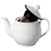 Service Ideas 0.5 Liter White Finum English Tea Pot