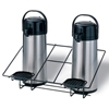 Service Ideas Airpot Rack with Double Drip Tray 
