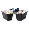Service Ideas Roto Rack Plastic Condiment Holder