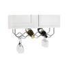 Spectrum 49170CAT Under Cabinet Wine Rack with Stemware Holder