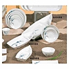 Thunder Group Blue Bamboo Melamine 9-1/2" x 4-1/2" Sushi Boats