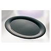 Thunder Group Black Pearl Melamine 22" Chicken Platter
