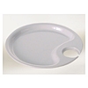 Thunder Group Black Pearl Melamine 10-1/2" Party Plate