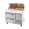 Turbo Air TPR-44SD-D2 2 Drawer Pizza Preparation Table