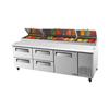 Turbo Air TPR-93SD-D4 4 Drawer Pizza Preparation Table