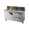 Turbo Air TST-60SD-D2 2 Drawer Sandwich Salad Table