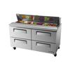 Turbo Air TST-60SD-D4 4 Drawer Sandwich Salad Table