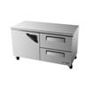 Turbo Air TUR-60SD-D2 2 Drawer Undercounter Refrigerator