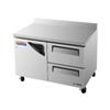 Turbo Air TWF-48SD-D2 2 Drawer Worktop Freezer