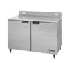 Victory UF-48-SBS Two Section Worktop Freezer with Backsplash