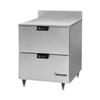 Victory UFD-27-SBS Two Drawer Freezer with Stainless Steel Top and Backsplash