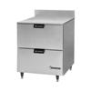 Victory URD-27-SBS One Section Worktop Refrigerator with Two Drawers