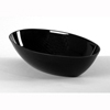 WNA 64 oz. Black Oval Luau Serving Bowls