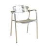 Wholesale Interiors Ethan Contemporary Aluminum Accent Chair