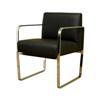 Wholesale Interiors ALC-1120-BK Meg Black Leather Chair