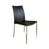 Wholesale Interiors ALC-1899-BK Benton Black Leather Dining Chair