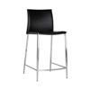 Wholesale Interiors ALC-1899A-65-BK Jenson Black Leather Counter Height Stool
