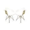 Wholesale Interiors DC-622C-W Dario White Molded Plastic Chair