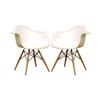 Wholesale Interiors DC-866-W Pascal White Plastic Chair