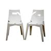 Wholesale Interiors PC-489-W Spiccato Angular White Accent Chair