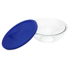 Pyrex Smart Essentials Mixing Bowl with Blue Plastic Cover