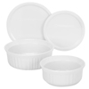 CorningWare French White 4-pc Round Mini Baking Set