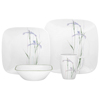 Corelle Square Shadow Iris 16-pc Set