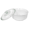 CorningWare French White 2-1/2-qt Round Covered Casserole
