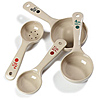 Carlisle Beige Solid 1-1/2 oz Polycarbonate Measure Miser w/Short Handle