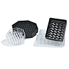 Carlisle Black 4" Square Drip Tray