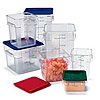 Carlisle StorPlus Clear 2 qt Square Food Storage Container