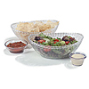 Carlisle Oval 9-7/16" x 6-5/8" Clear Wicker Baskets